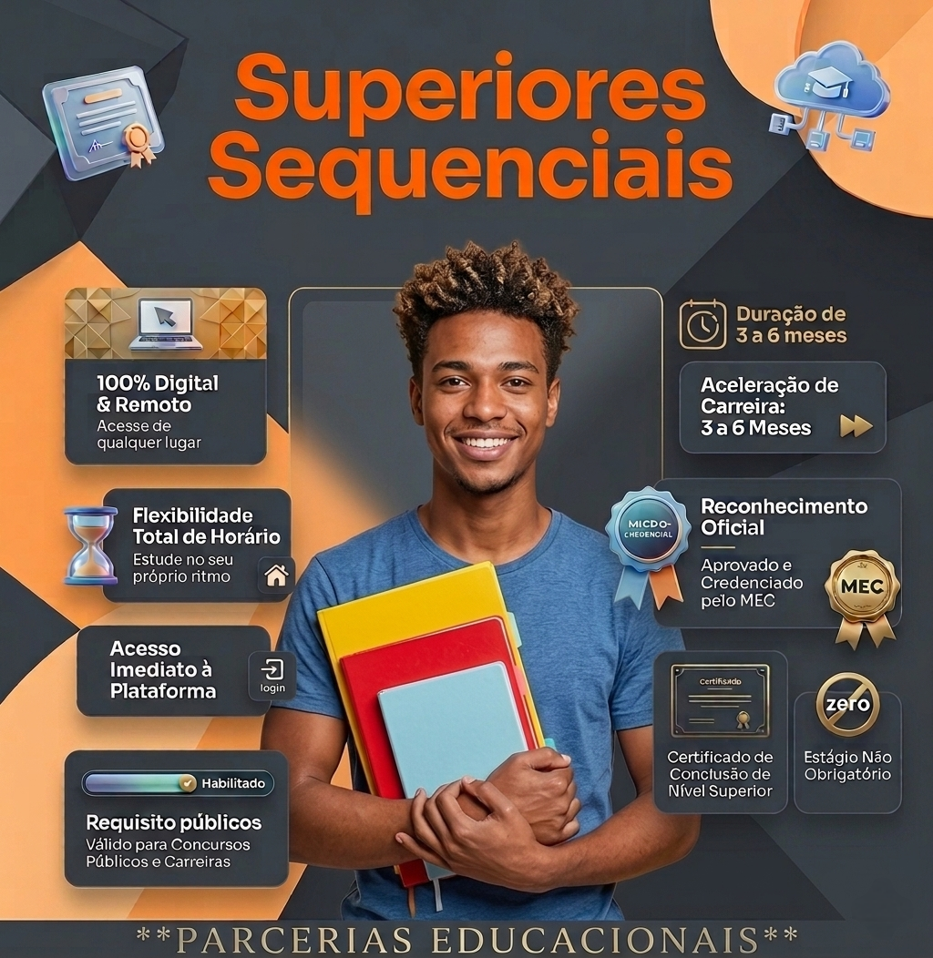 Cursos SUP. SEQUÊNCIAS 