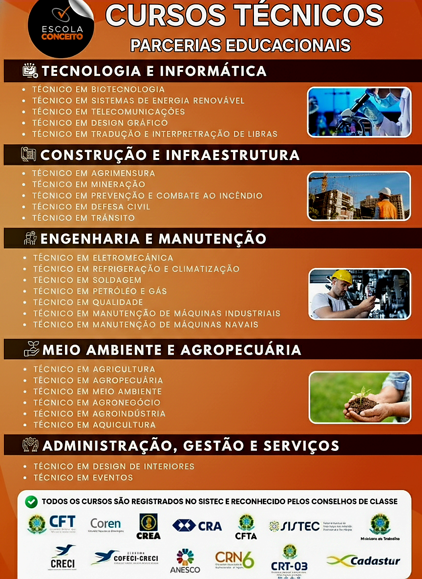 NOVOS CURSO TÉCNICOS